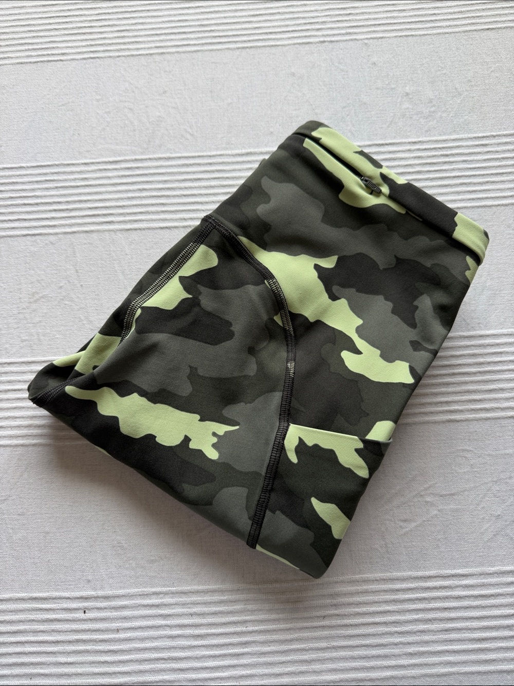 lululemon athletica Camouflage Green & Black Leggings